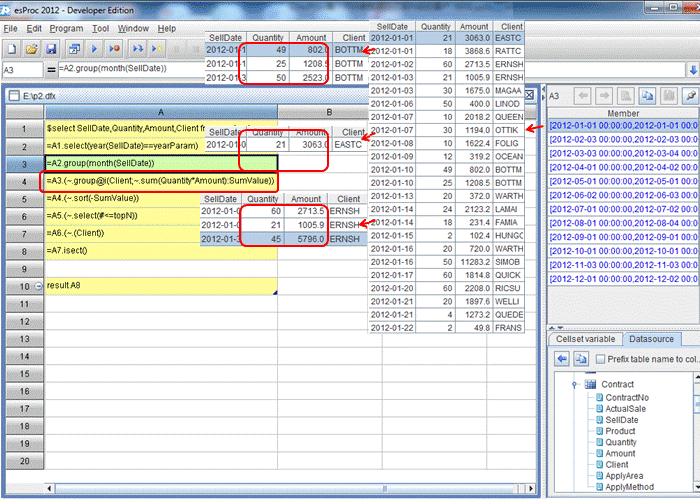 esProc database development-23